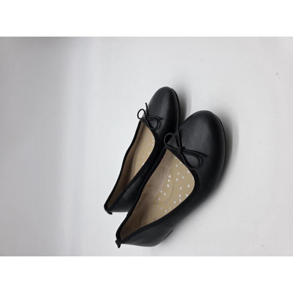 Cat & Jack - EUC - Girls Size 3 - Black Ballet Flat With Bow